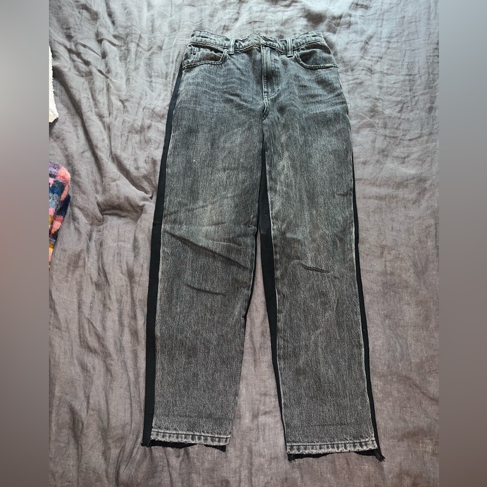 Denim x Alexander Wang Ride Clash Hybrid Track Jeans size 25